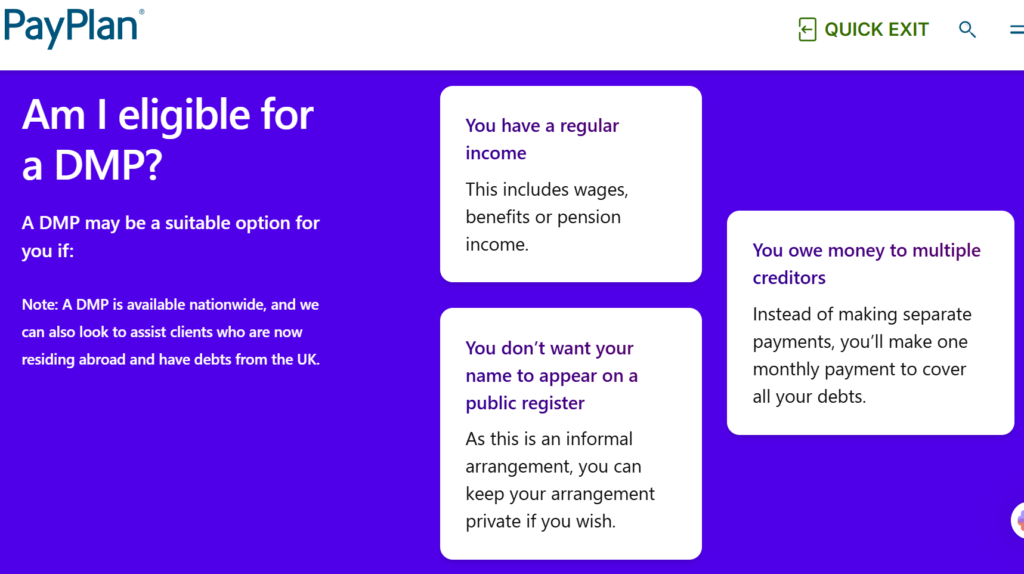 Payplan DMP scams image